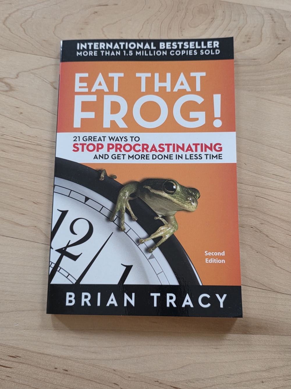 Eat That Frog! by Brian Tracy - Orange Cover